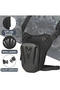 Unisex Shell-Protective Waterproof Biker Leg Cross Shoulder Waist Bag - 5