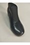 Women's Genuine Leather Sole Accessory Detailed Black Patent Leather Boots - 4