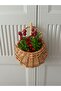 Wicker Basket, Decorative Small Basket, Decorative Kitchen Basket, Wicker Organizer Bathroom Basket - 5