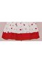 Girl's Dress Red White Spring & Summer Eid - 4