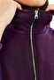 Women's zip-up crewneck sweatshirt - 4