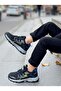 Children's Waterproof Orthopedic Shoes - Navy Blue Phosphor Yellow - 5
