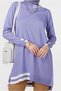 COLOR BLOCKED KNITWEAR TUNIC 42039 - 4