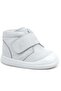 Yoohoo Genuine Leather White Velcro Baby Girl Boots - 2