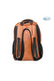 PU Leather Laptop Backpack - Light Brown (Tan) - 3