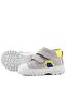 Tails Genuine Leather Gray Yellow Velcro Children's Sports Boots - 7