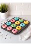 12-Piece Cupcake-mini Fireproof Tray for Cheesecake and Muffin - Cake, Cookie, Pie and Bun Mold - 3