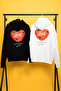 816 Love Printed Oversized Unisex Black Hoodie - 4