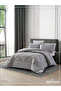6-piece Comforter Set – King Size 260x240 Cm, Microfiber, Solid Quilted 350 Gsm Filling - 4
