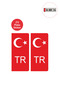 2 Stickers with Tr License Plate Reflectors |   Car Sticker |   Easy Application License Plate Sticker - 4