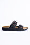 Alexandra Women's Orthopedic Flexible Comfort Comfortable Lightweight Poly Sole Daily Double Strap Sandals Slippers