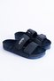 Aryan Men's Slippers Soft Sponge Linen Look Fabric Suede Anatomical Comfort Eva Sole-Rocky - 2