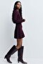 Rib-knit flared-skirt dress - 3