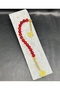 Natural Ceyd Stone Zaza Rosary with Gold Color Combination