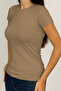 Women's Short Sleeve Crew Neck Body Mink - 7