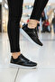 Women's Black and White Sole Mesh Anorak Laced Lightweight Sneaker Comfortable Running Shoes with Non-Slip Soles - 3