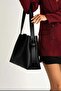 Women's Large Shoulder and Arm Bag Black