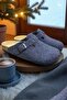 Anatomical Unisex Natural Cork Sole Arch Supported Wool Felt Home Slippers - 4