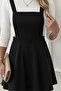 Women's strappy backless cropped velvet mini dress - 3