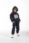 Printed 86 Hooded Fleece-Lined 3 Ip Lower Upper Children's Tracksuit Set - 2