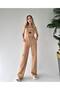 Beli Lace-Up Salopet Jumpsuit - 3