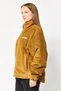 Women Sportswear Fit Brand Logo Outdoor Jackets, Brown - 4