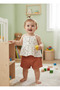 Muslin Strap Blouse and Shorts Set 3-6/6-9/9-12/18-24 Months - 2