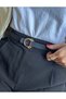Issue Women's Gold Buckle Belt Jacket Belt Dress Belt Trouser Belt - 2