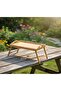 Tray-shaped bedside table with folding legs - 7