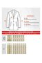 Vivaldo Men's Khaki-Navy Blue Self-Patterned Jacket Collar Slim Fit Cashmere Coat - 3
