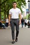 Men's Fashion Slim Fit Pipe Leg Trousers Ideal Choice for Daily Wear Summer - 3