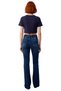 Women Fashion High Waist Long Length Flare Jean Denim Casual Combinations Weekend Seasonal Use - 6