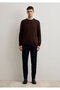 Cashmere Blended Brown Sweater Slim Fit / Slim Fit 0710186 -88083 - 4
