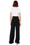 Women's Fashion Wide Leg High Waist Belted Pants Knitted Fabric Casual and Business Styles Modern Design - 6