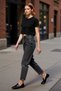 Women's Fashion High Waist Wide Leg Mom Jean Long Length Cotton Daily Use Seasonal Use