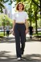 Women's Fashion Wide Leg Relaxed Fit High Waist Pants Summer Casual Daily Use - 3
