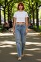 Women's Fashion High Waist Wide Leg Long Jean Cotton Casual Style Weekend Seasonal Use - 3