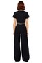 Women's Fashion High Waist Wide Leg Woven Pants Stylish Night Durable Material - 6