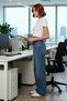 Women's Fashion High Waist Wide Leg Jean Pants Cotton Casual Combinations Seasonal Use - 4