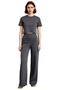 Women's Fashion Wide Leg High Waist Knitted Pants Relaxed Fit for Daily Wear - 4