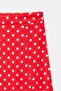 Polka Dot Slit Detailed Viscose Fabric Midi Woven Skirt - 2