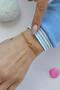 Knotted Intention Bracelet – Stainless Steel, Adjustable, Unisex Italian Model