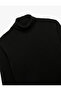Long Sleeve Basic Turtleneck Knit Sweater - 5