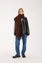 Soft Textured Women's Bitter Brown Scarf Shawl - 3