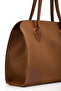 Modena Women's Suede Shoulder Bag Brown |   Zippered, Lined, Stylish Casual Model - 5