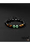 Aries Natural Stone Bracelet |   Turtle-Eye-Aventurine-Jasper-Oniks - 6