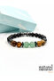 Aries Natural Stone Bracelet |   Turtle-Eye-Aventurine-Jasper-Oniks - 3