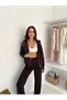 Modal Fabric Striped Wide-Leg Zip-Up Tracksuit Set - 5