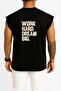 Oversized Very Hard Working Dreams Great Athlete with Pocket and Back Design - 2