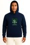 Hooded Broccoli Gym Fitness Greenery Unisex Sweatshirt with Chest and Back Design